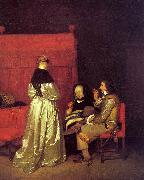 Gerard Ter Borch Paternal Advice oil painting